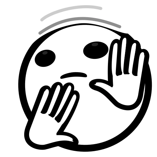 🔝 Эмодзи «White - белые эмодзи» для Telegram