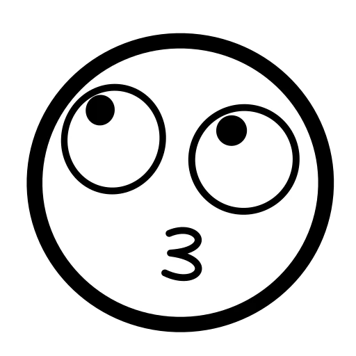 Эмодзи White - белые эмодзи для Telegram — скачать