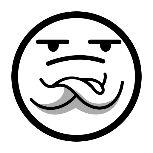 😒 Эмодзи «White - белые эмодзи» для Telegram