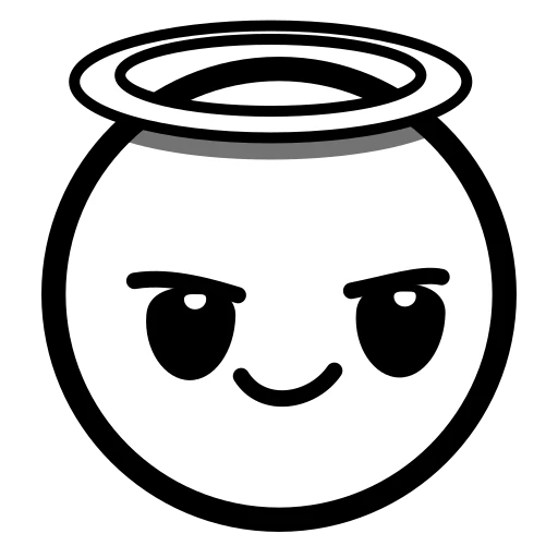 😇 Эмодзи «White - белые эмодзи» для Telegram