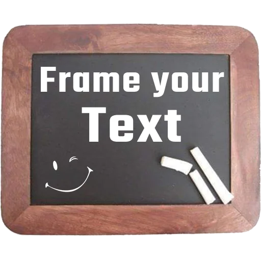 Стикерпак Frame your Text для Telegram