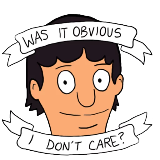 😶 Стикер «Bob&;s Burgers» для Telegram