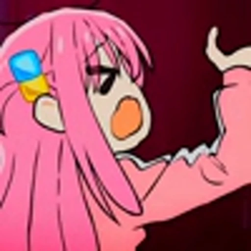 😩 Эмодзи «Bocchi The Rock&; p2Одинокий Рокер&; 2 часть» для Telegram
