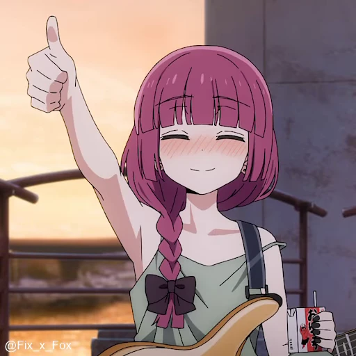 👍 Стикер «Bocchi the Rock! Part 2» для Telegram