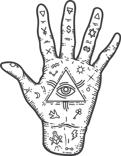 🖐 Стикер «Теория Элит» для Telegram