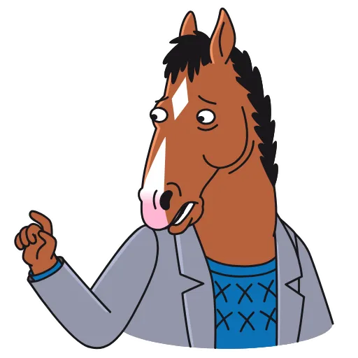 Стикер 34 BoJack Horseman