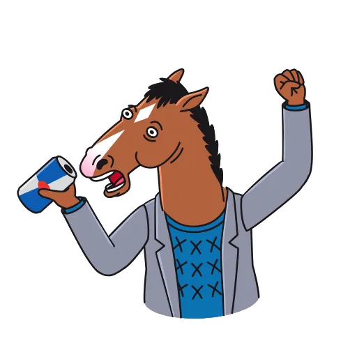 Стикер 43 BoJack Horseman