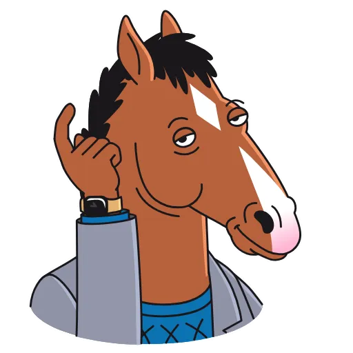Стикер 41 BoJack Horseman