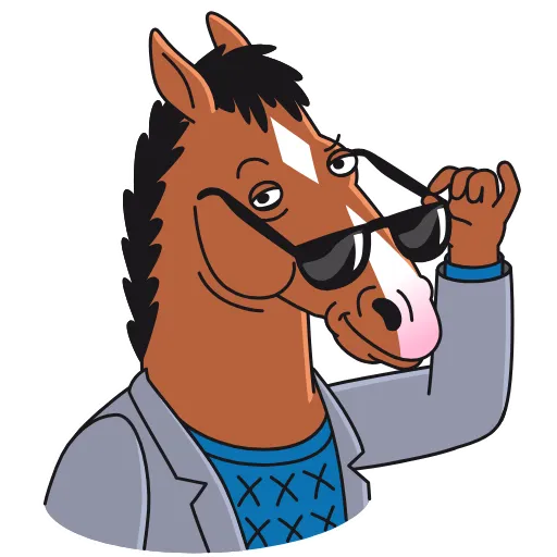 Стикер 35 BoJack Horseman