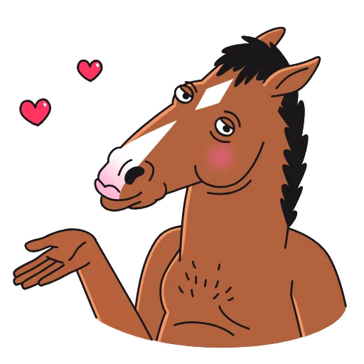 Стикер 2 BoJack Horseman