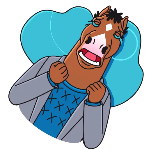 Стикер 7 BoJack Horseman