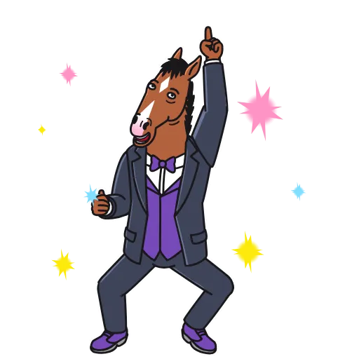 Стикер 22 BoJack Horseman