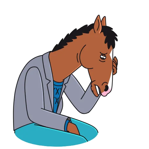 Стикер 13 BoJack Horseman