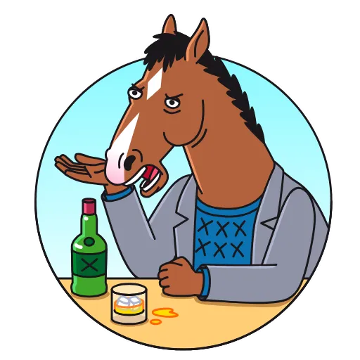 Стикер 12 BoJack Horseman