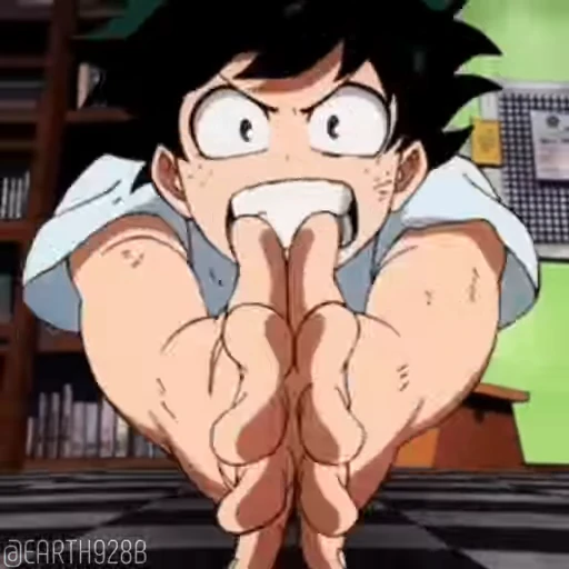😈 Стикер «BN Hero Academia» для Telegram