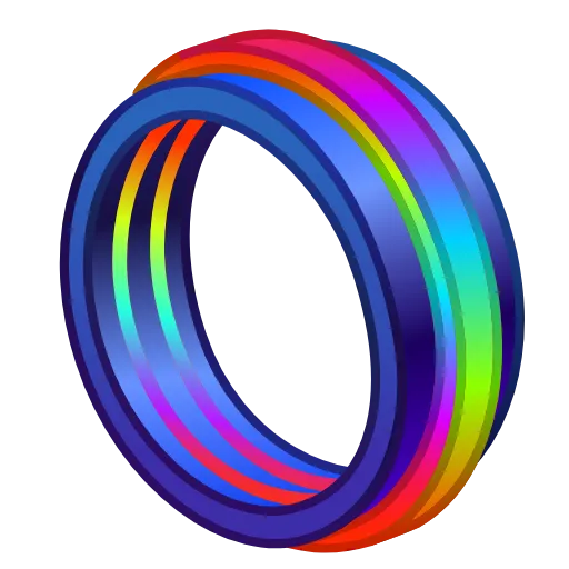 Стикер 19 Bonded Rings