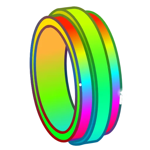Стикер 4 Bonded Rings
