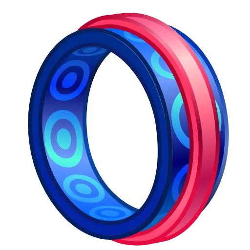 Стикер 16 Bonded Rings