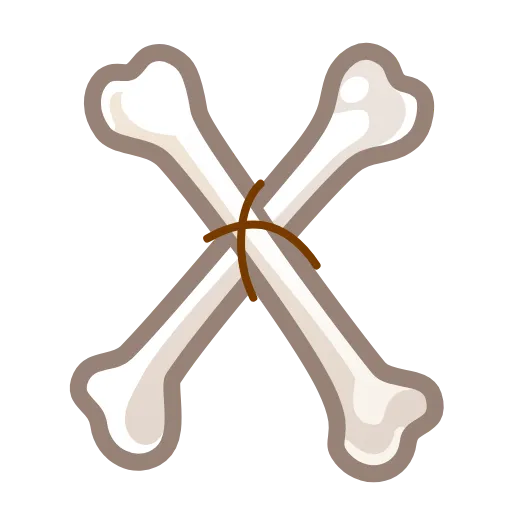 Стикер 24 Bony Font Emoji