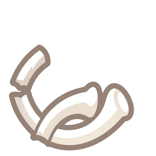 Стикер 3 Bony Font Emoji