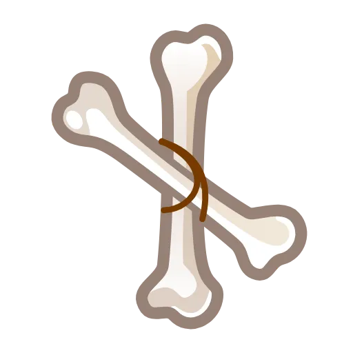 Стикер 40 Bony Font Emoji