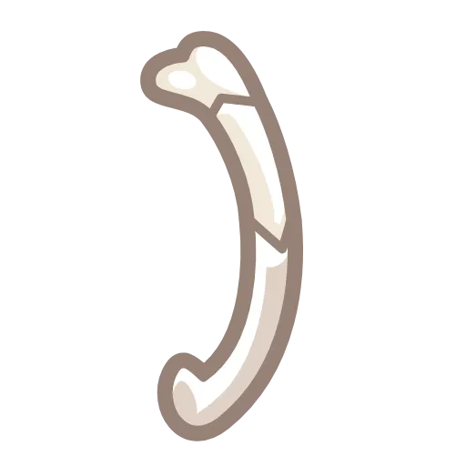 Стикер 53 Bony Font Emoji