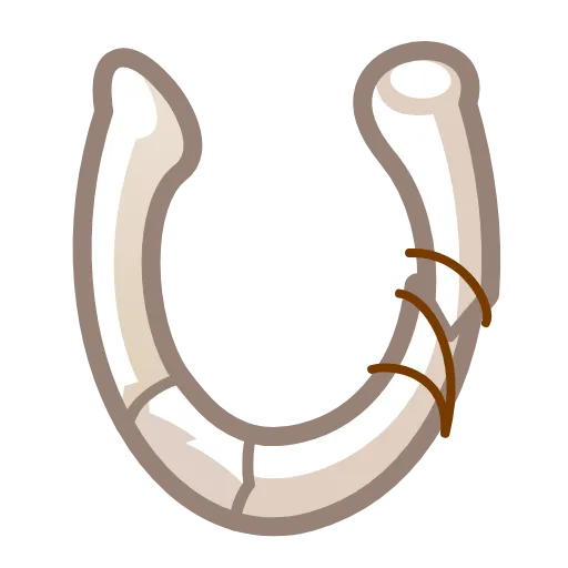 Стикер 21 Bony Font Emoji