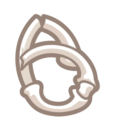 Стикер 33 Bony Font Emoji