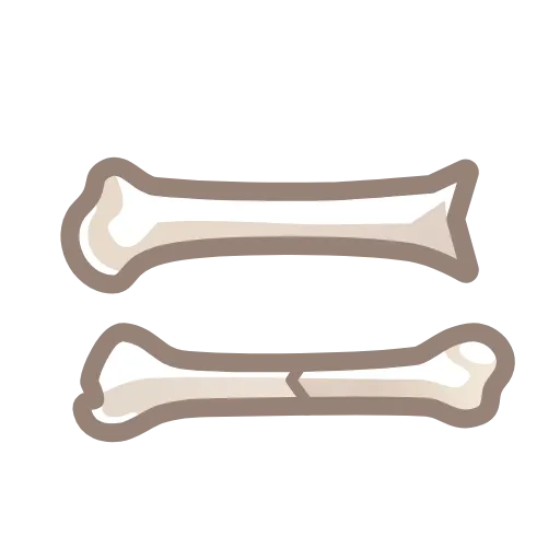 Стикер 42 Bony Font Emoji