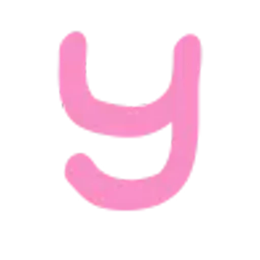 🤩 Эмодзи «Розовые буквы, цифры» для Telegram