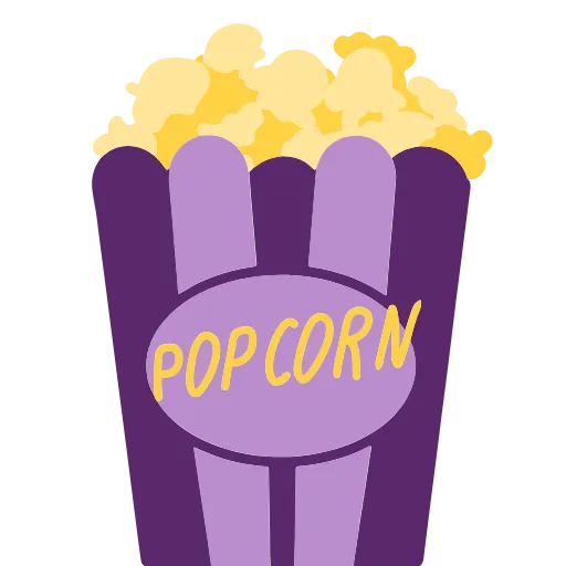 🍿 Эмодзи «Фиолетовые буквы, векторные хорошего качества при увеличении» для Telegram