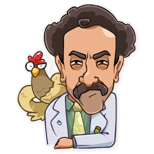 Стикер 27 Borat Sagdiyev HD