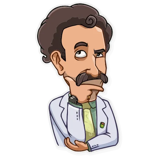 Стикер 20 Borat Sagdiyev HD