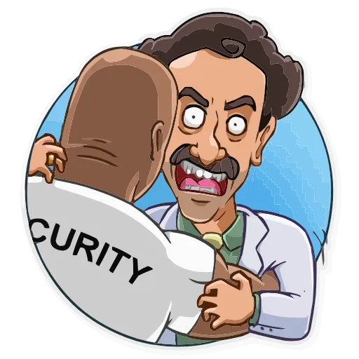 Стикер 17 Borat Sagdiyev HD