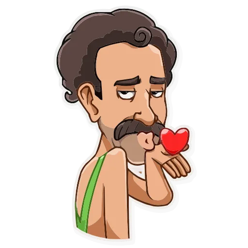 Стикер 2 Borat Sagdiyev HD