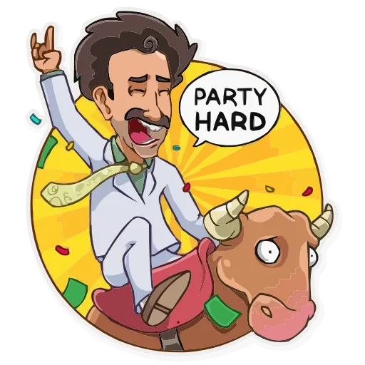 Стикер 23 Borat Sagdiyev HD