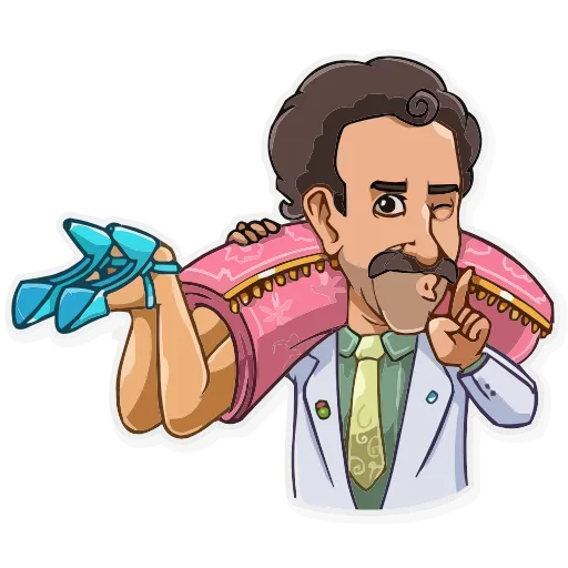 Стикер 11 Borat Sagdiyev HD