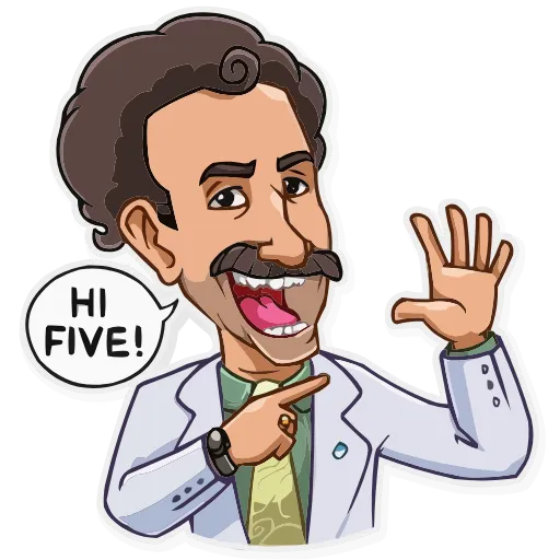 Стикер 9 Borat Sagdiyev HD
