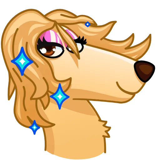 Стикер 35 Borzoi