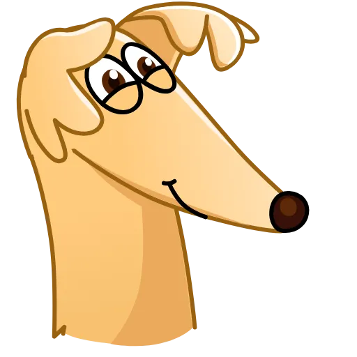 Стикер 26 Borzoi
