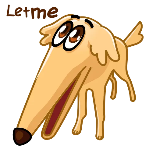Стикер 13 Borzoi