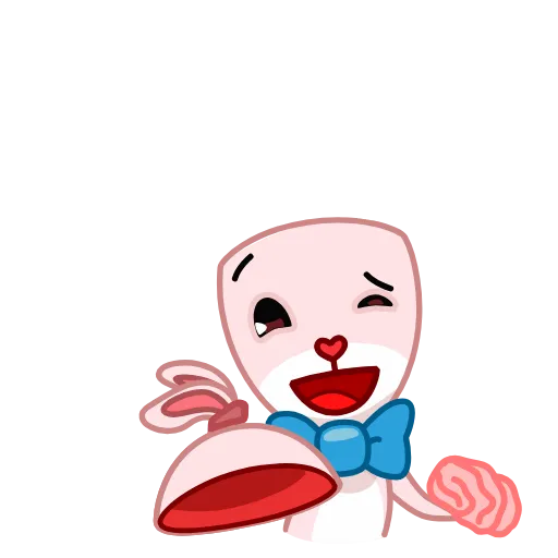 Стикер 20 Bowtie Bunny