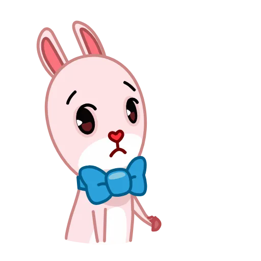 Стикер 19 Bowtie Bunny