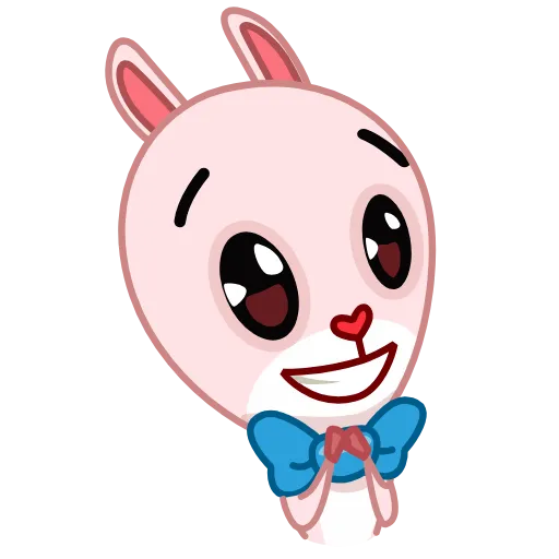 Стикер 14 Bowtie Bunny