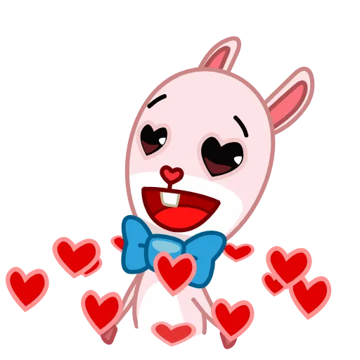 Стикер 15 Bowtie Bunny