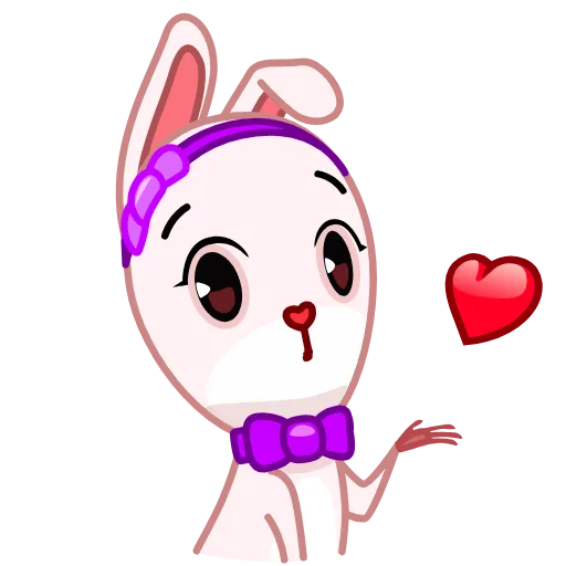 Стикер 2 Bowtie Bunny