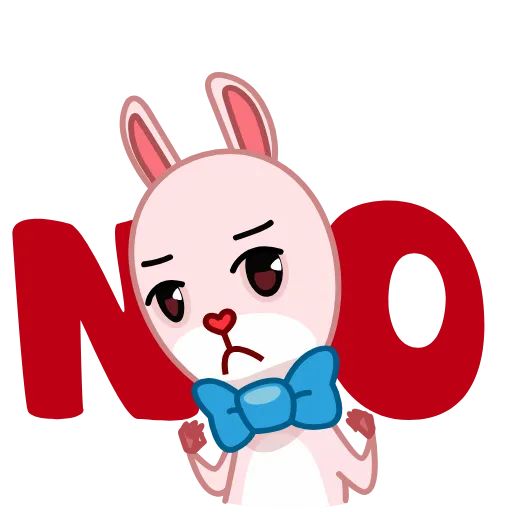 Стикер 12 Bowtie Bunny