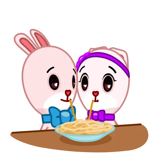 Стикер 8 Bowtie Bunny