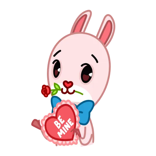 Стикер 17 Bowtie Bunny