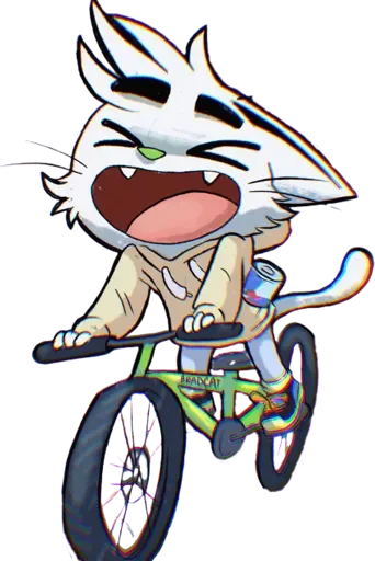 🖼 Стикер «Brad Cat» для Telegram